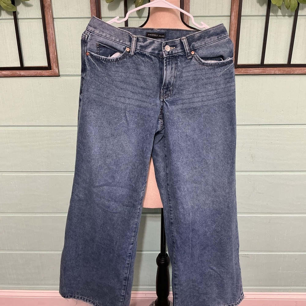 Sincerely Jules Straight-Leg Jeans | Medium Wash | Size 27